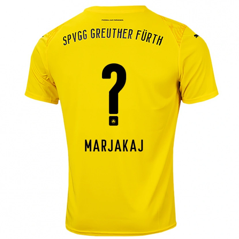 Danxen Heren Sabina Marjakaj #0 Geel Zwart Keepersshirt 2025/26 T-Shirt