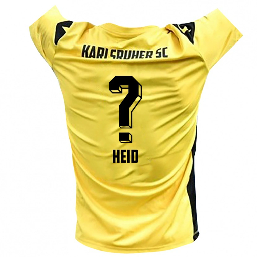 Danxen Heren Gabriela Heid #0 Geel Zwart Keepersshirt 2025/26 T-Shirt