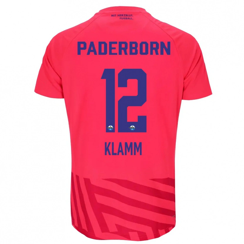 Danxen Heren Felix Klamm #12 Rood Zwart Keepersshirt 2025/26 T-Shirt