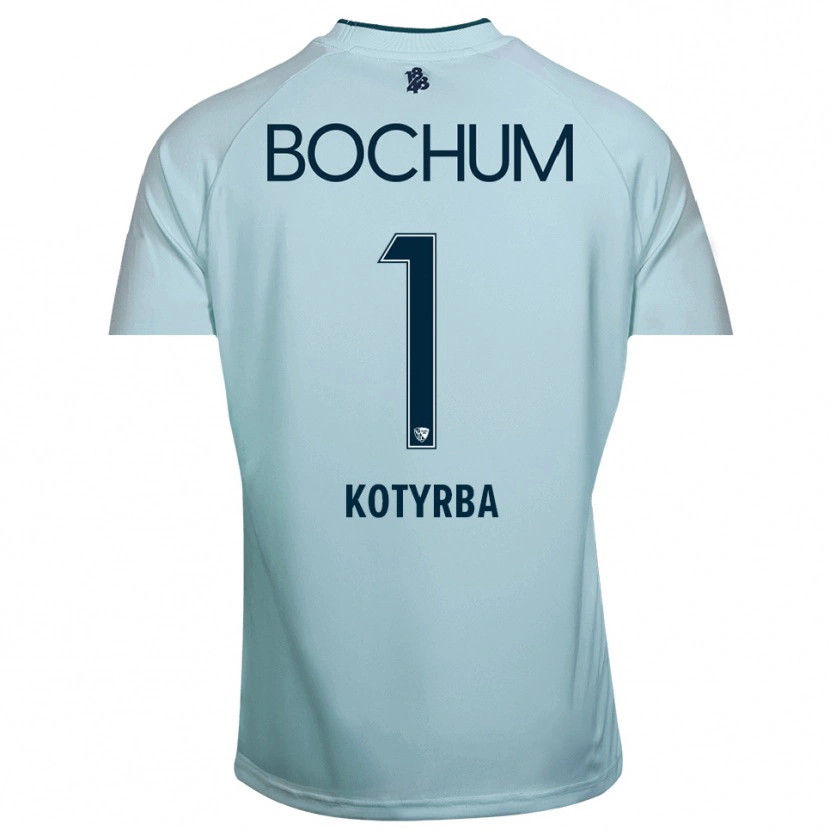 Danxen Heren Finn Kotyrba #1 Cyaan-Blauw Keepersshirt 2025/26 T-Shirt