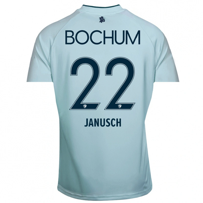 Danxen Heren Thees Janusch #22 Cyaan-Blauw Keepersshirt 2025/26 T-Shirt
