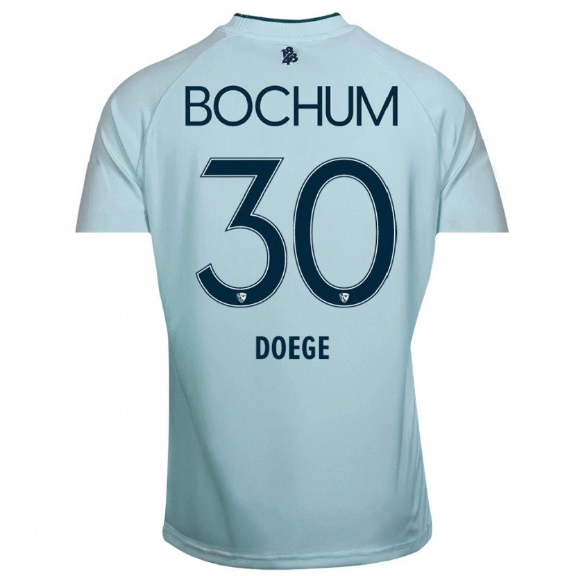 Danxen Heren Leonie Doege #30 Cyaan-Blauw Keepersshirt 2025/26 T-Shirt