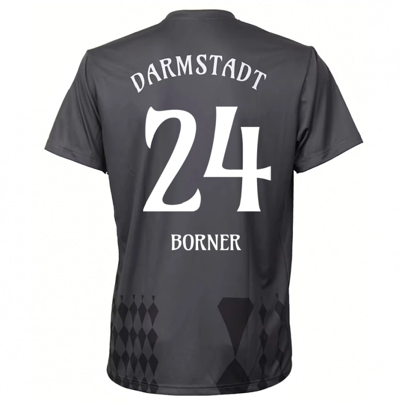 Danxen Heren Benedikt Börner #24 Donkergrijs Keepersshirt 2025/26 T-Shirt