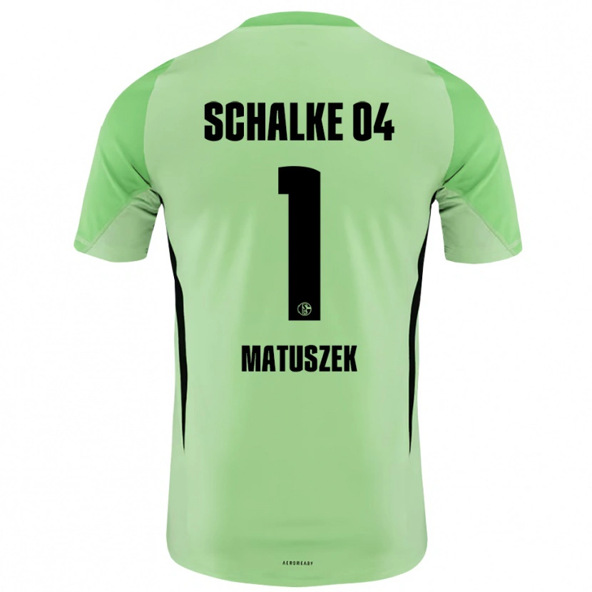 Danxen Heren Julia Matuszek #1 Licht Groen Zwart Keepersshirt 2025/26 T-Shirt