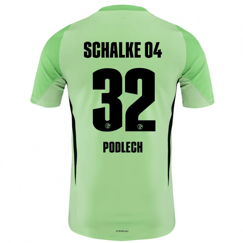 Danxen Heren Luca Podlech #32 Licht Groen Zwart Keepersshirt 2025/26 T-Shirt