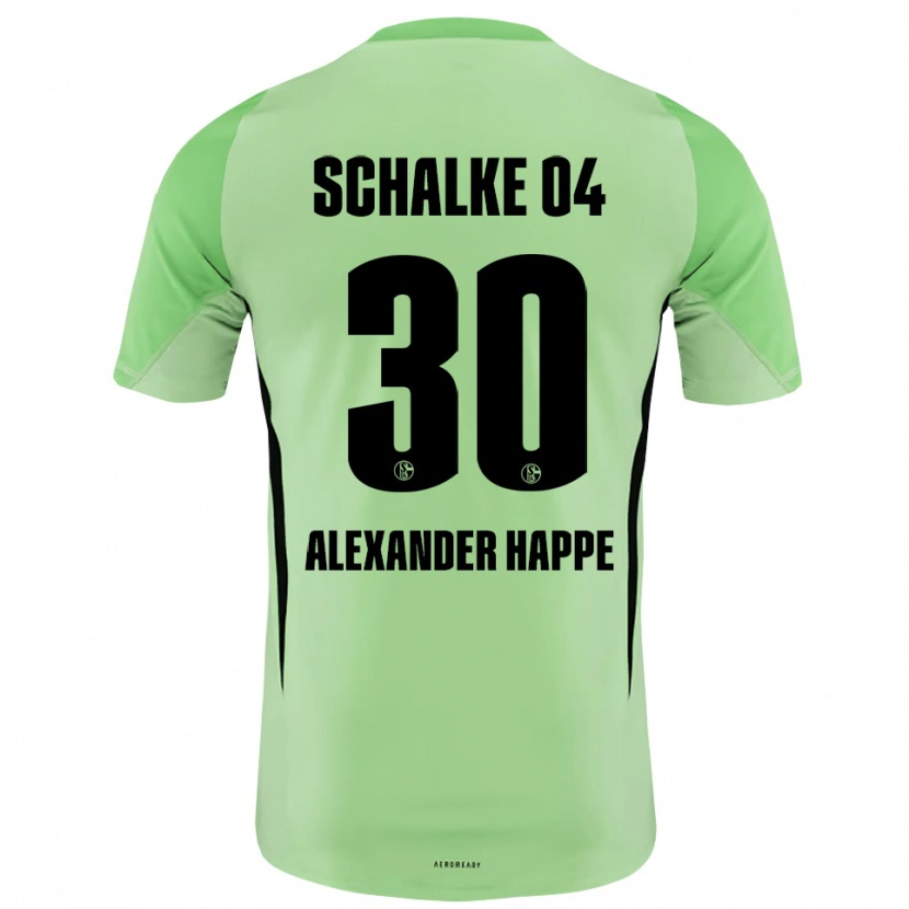 Danxen Heren Luca Alexander Happe #30 Licht Groen Zwart Keepersshirt 2025/26 T-Shirt
