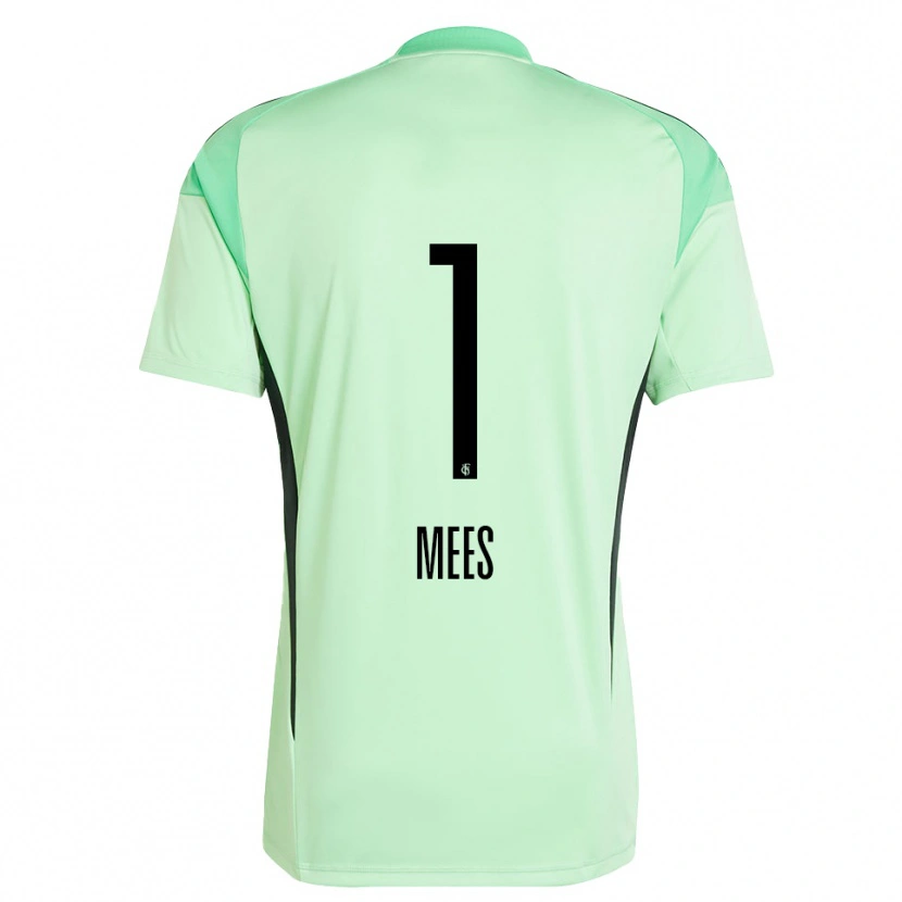 Danxen Heren Alexander Mees #1 Licht Groen Zwart Keepersshirt 2025/26 T-Shirt
