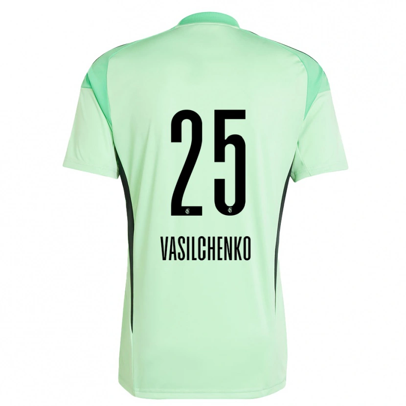 Danxen Heren Leonard Vasilchenko #25 Licht Groen Zwart Keepersshirt 2025/26 T-Shirt