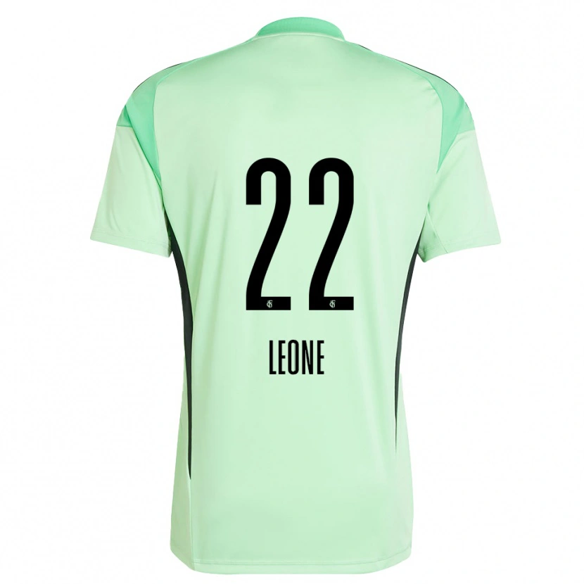 Danxen Heren Vincent Leone #22 Licht Groen Zwart Keepersshirt 2025/26 T-Shirt