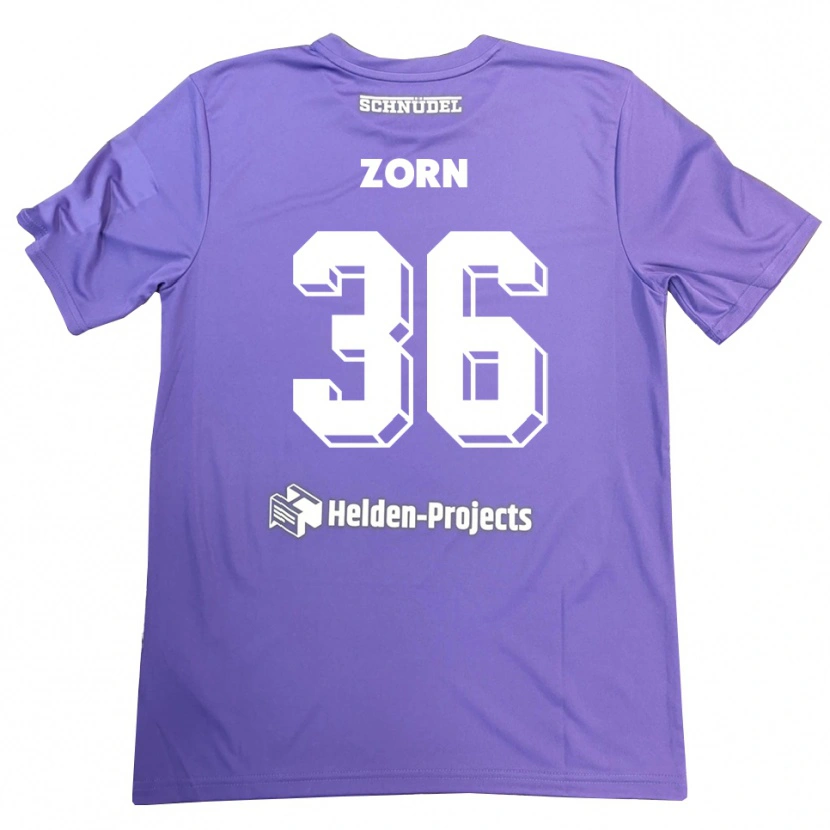 Danxen Heren Emil Zorn #36 Paars Wit Keepersshirt 2025/26 T-Shirt