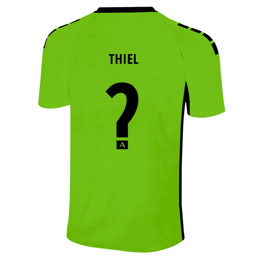 Danxen Heren David Thiel #0 Grasgroen Zwart Keepersshirt 2025/26 T-Shirt