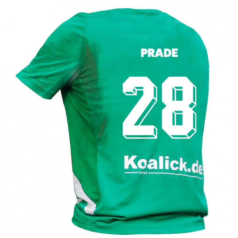 Danxen Heren Adrian Prade #28 Groen Wit Keepersshirt 2025/26 T-Shirt