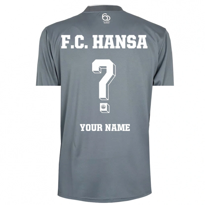 Danxen Heren Hansa Rostock Lichtgrijs Wit Keepersshirt 2025/26 T-Shirt