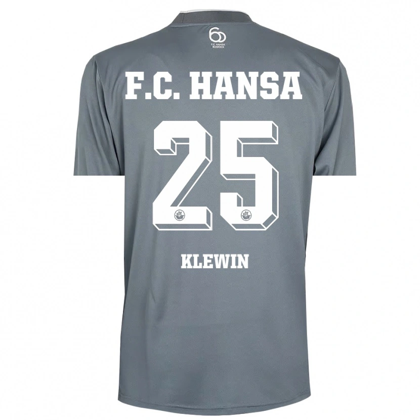 Danxen Heren Philipp Klewin #25 Lichtgrijs Wit Keepersshirt 2025/26 T-Shirt
