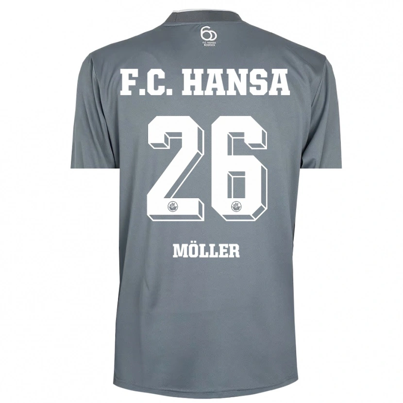 Danxen Heren Andreas Möller #26 Lichtgrijs Wit Keepersshirt 2025/26 T-Shirt