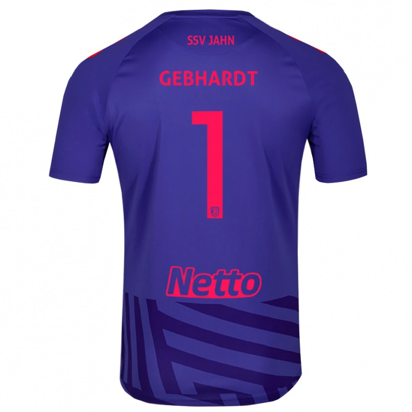Danxen Heren Felix Gebhardt #1 Koningsblauw Rood Keepersshirt 2025/26 T-Shirt