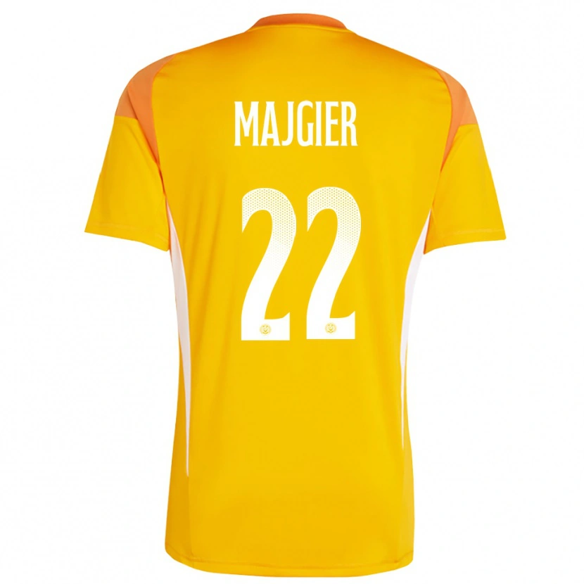 Danxen Heren Philipp Majgier #22 Oranje Wit Keepersshirt 2025/26 T-Shirt