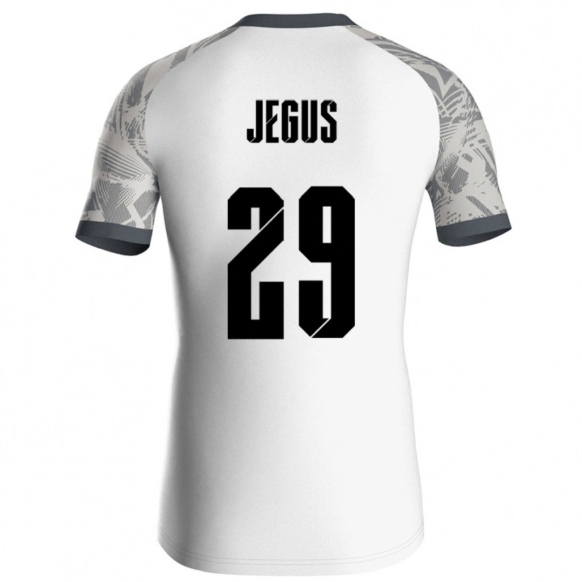 Danxen Heren Leonard Jegus #29 Grijs Wit Keepersshirt 2025/26 T-Shirt