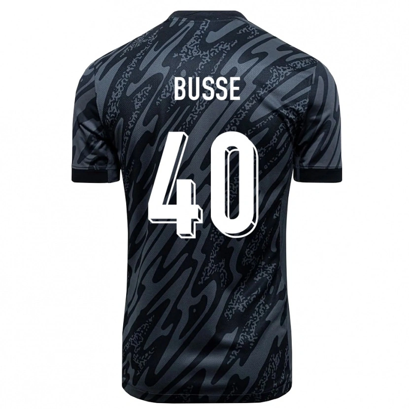 Danxen Heren Jonah Busse #40 Zwartgrijs Keepersshirt 2025/26 T-Shirt