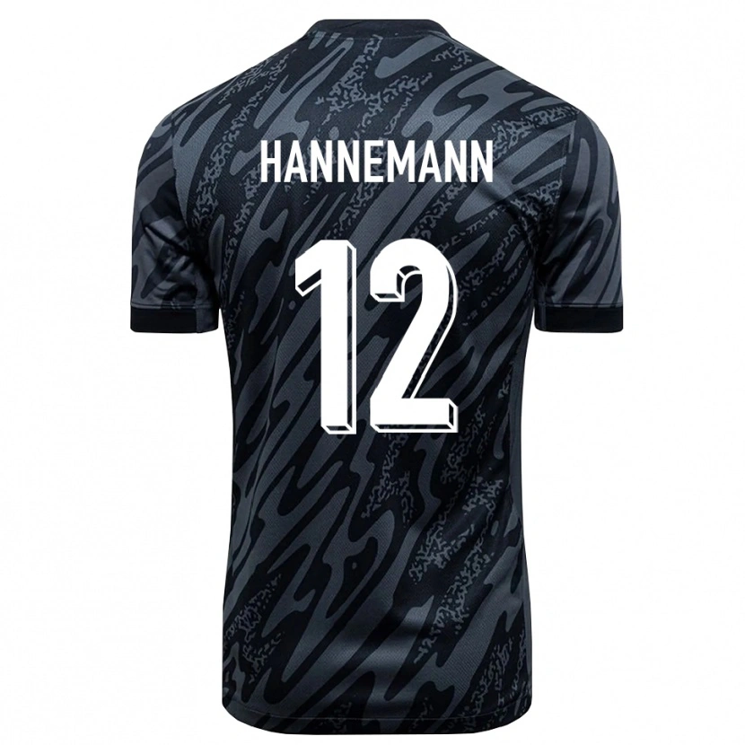 Danxen Heren Sören Hannemann #12 Zwartgrijs Keepersshirt 2025/26 T-Shirt