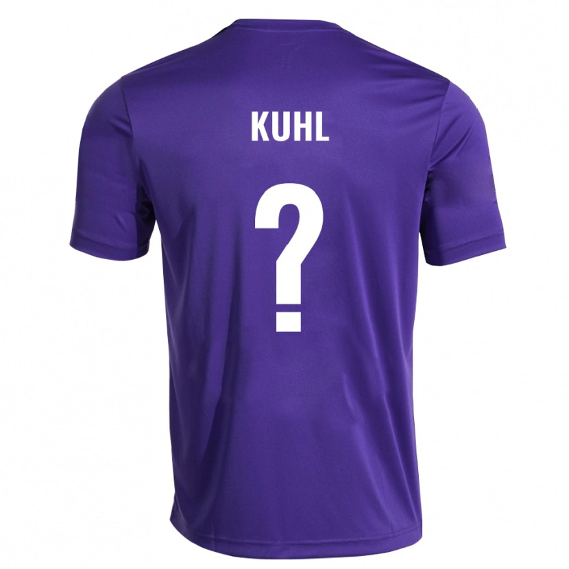 Danxen Heren Jasmin Kuhl #0 Paars Wit Keepersshirt 2025/26 T-Shirt