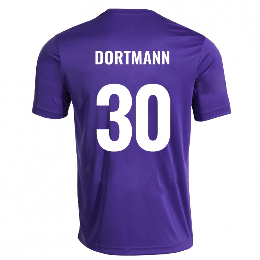 Danxen Heren Niklas Dortmann #30 Paars Wit Keepersshirt 2025/26 T-Shirt