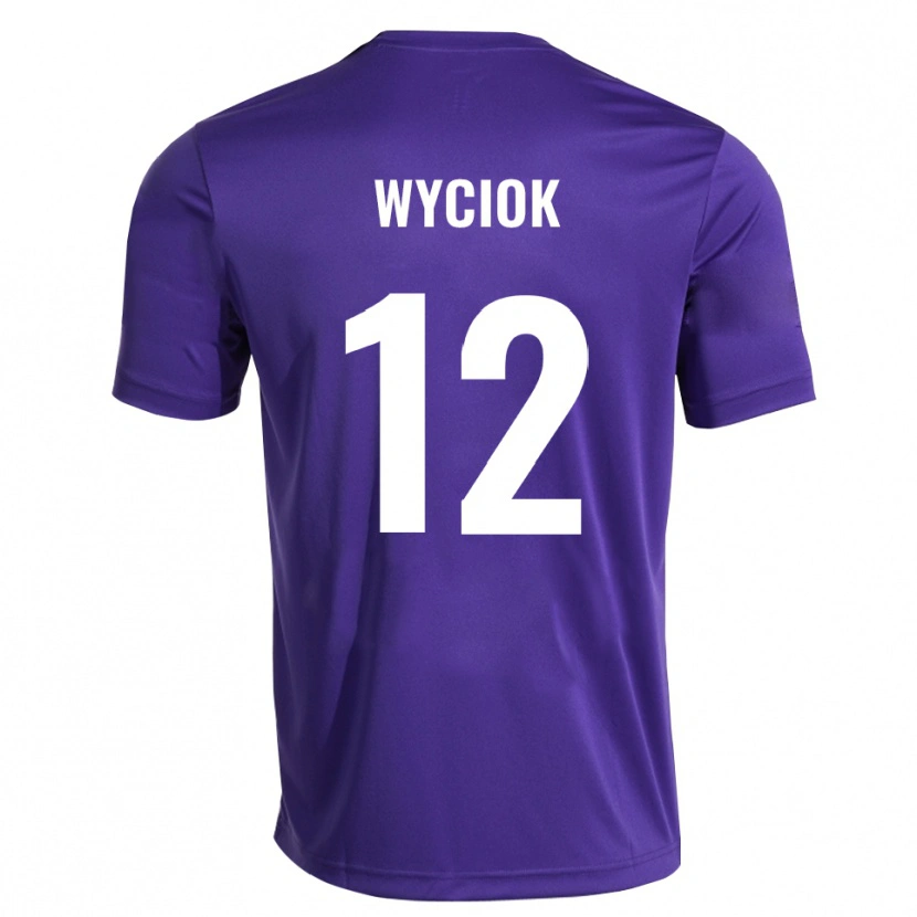 Danxen Heren David Wyciok #12 Paars Wit Keepersshirt 2025/26 T-Shirt