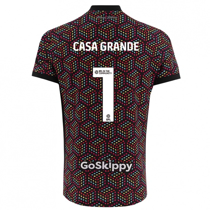 Danxen Heren Josey Casa-Grande #1 Zwart Wit Keepersshirt 2025/26 T-Shirt
