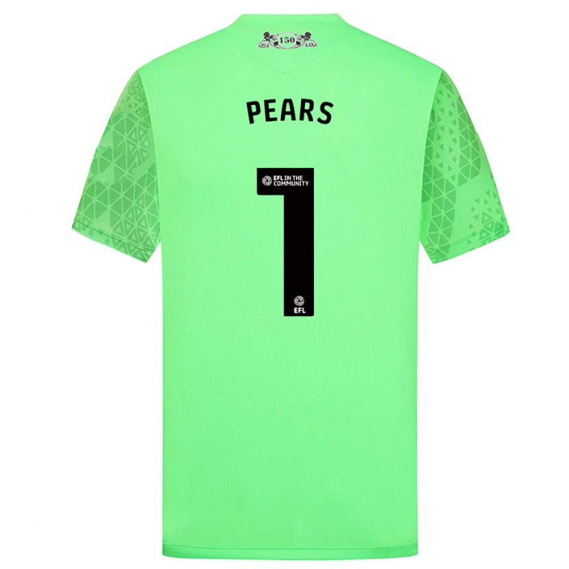 Danxen Heren Aynsley Pears #1 Fluorescerend Groen Keepersshirt 2025/26 T-Shirt