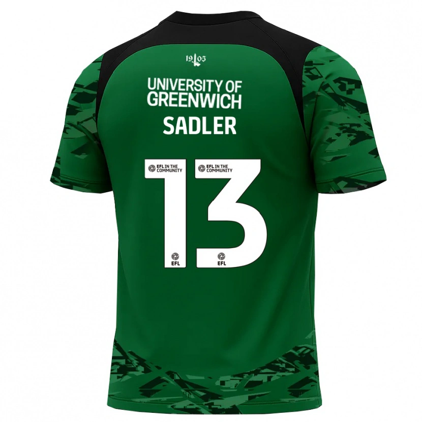Danxen Heren Jude Sadler #13 Groen Zwart Keepersshirt 2025/26 T-Shirt