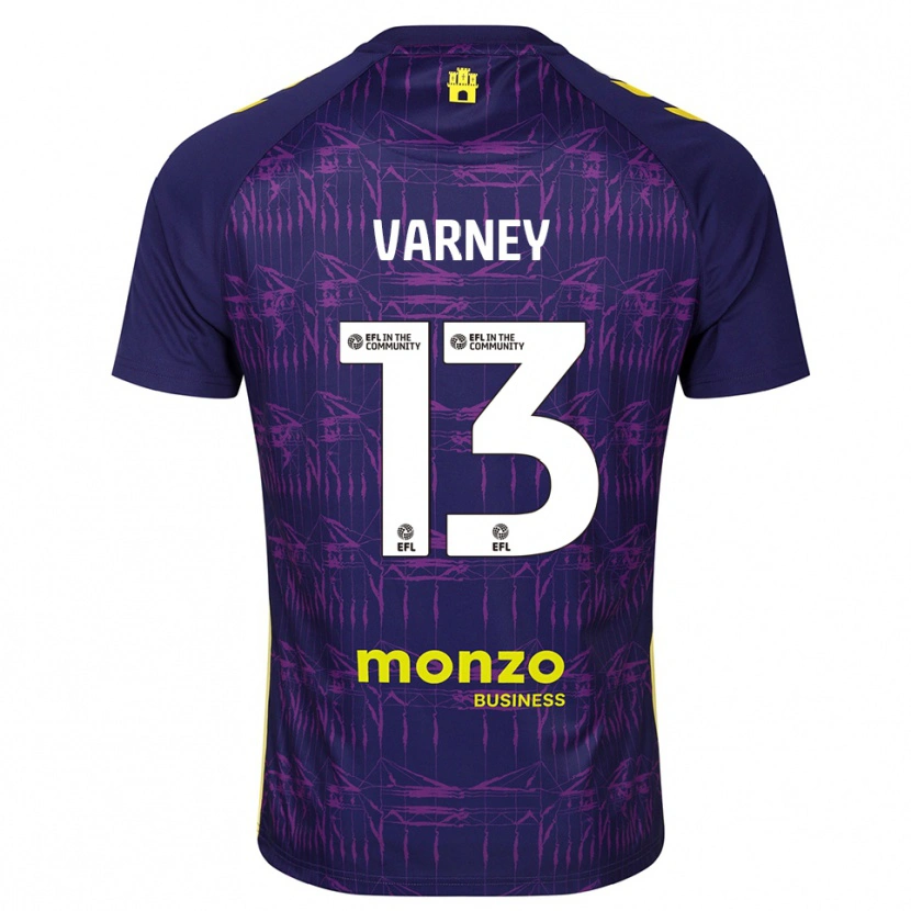 Danxen Heren Oscar Varney #13 Paars Geel Keepersshirt 2025/26 T-Shirt