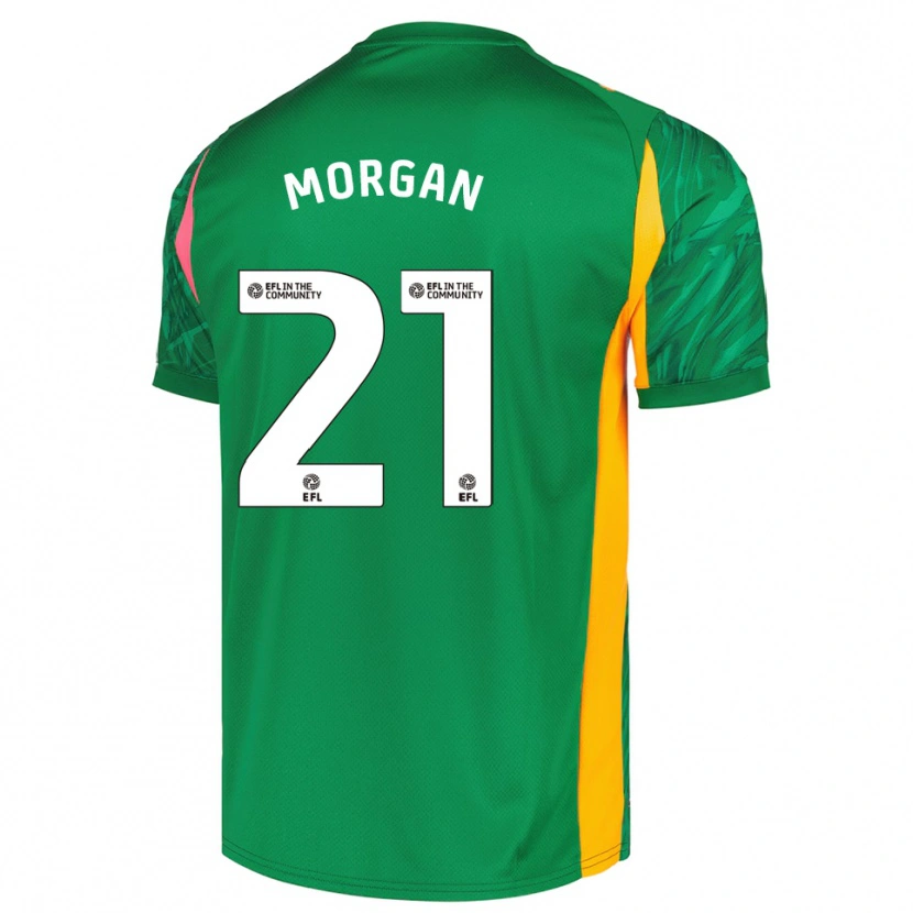 Danxen Heren Sarah Morgan #21 Groen Roze Keepersshirt 2025/26 T-Shirt