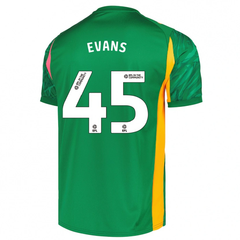 Danxen Heren Harry Evans #45 Groen Roze Keepersshirt 2025/26 T-Shirt