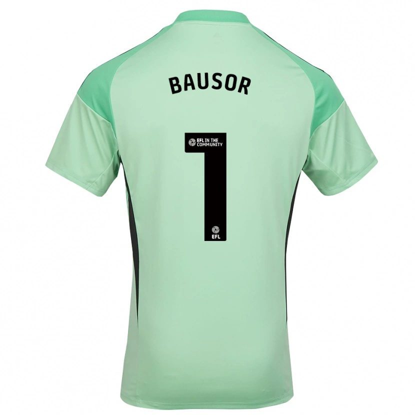 Danxen Heren Stevie Bausor #1 Lichtgroen Zwart Keepersshirt 2025/26 T-Shirt