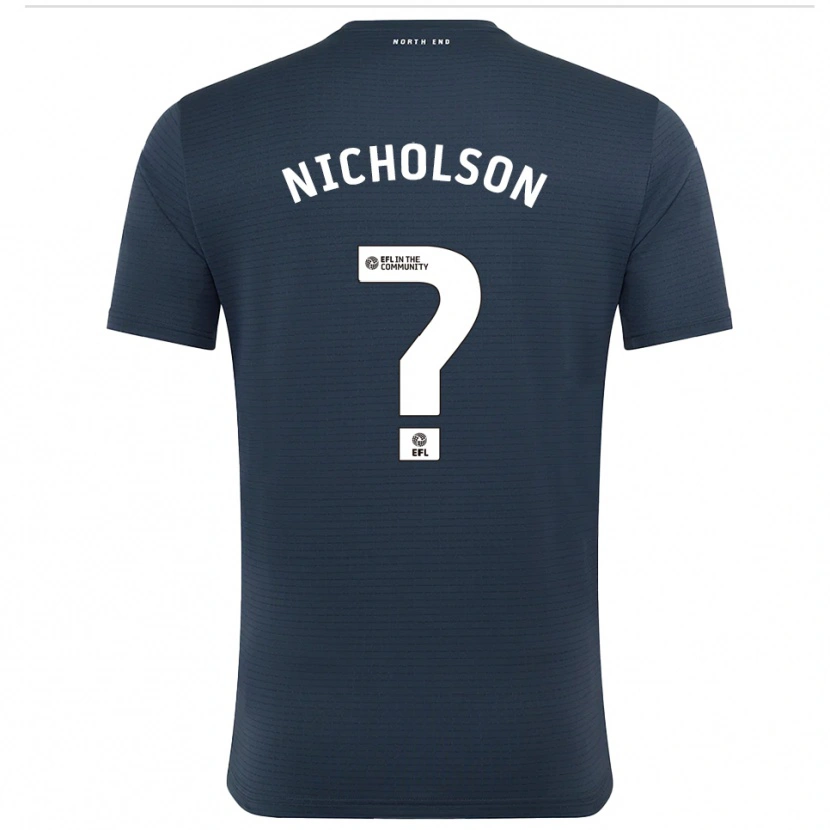 Danxen Heren Joseph Nicholson #0 Zwart Wit Keepersshirt 2025/26 T-Shirt