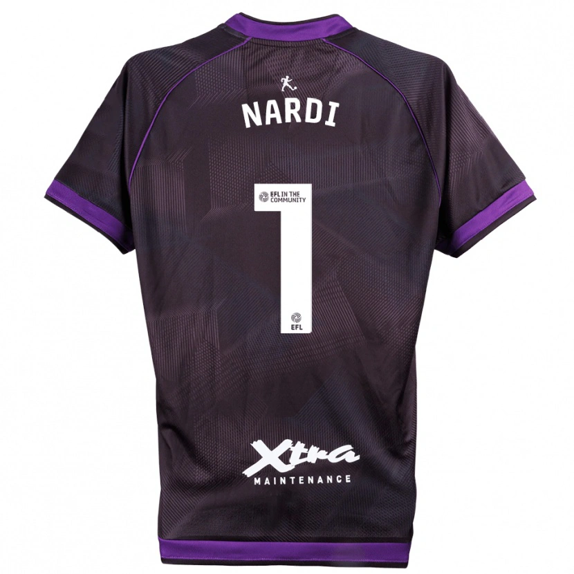 Danxen Heren Paul Nardi #1 Paars Wit Keepersshirt 2025/26 T-Shirt