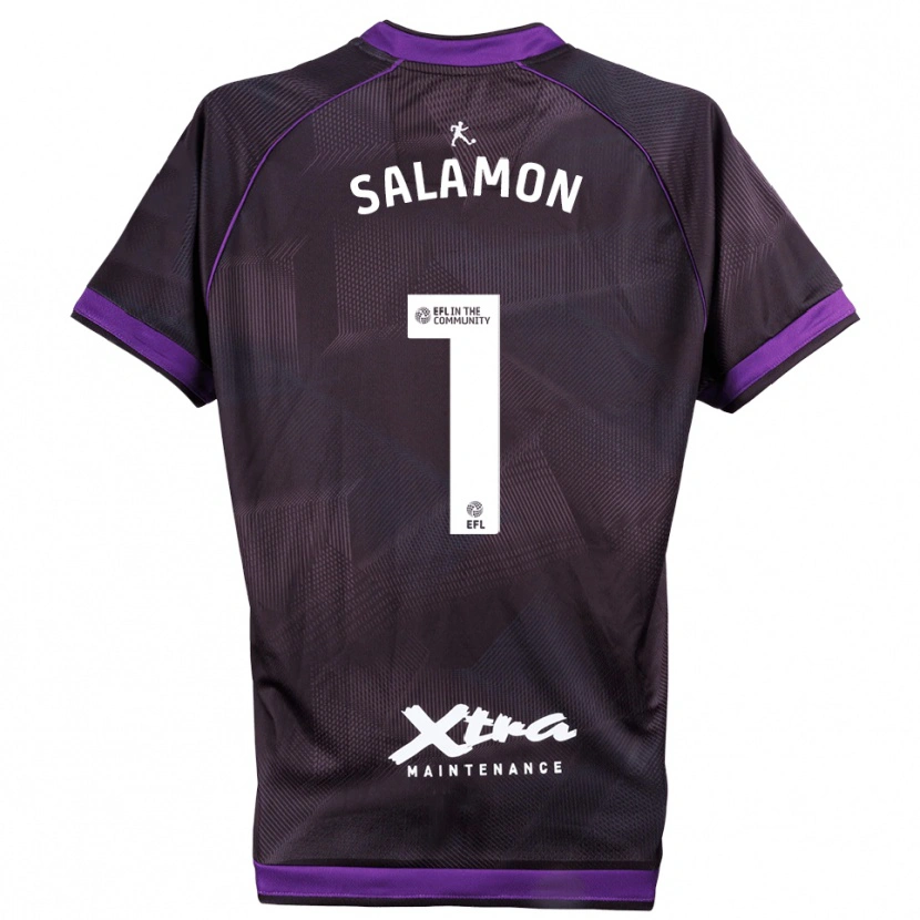 Danxen Heren Matteo Salamon #1 Paars Wit Keepersshirt 2025/26 T-Shirt