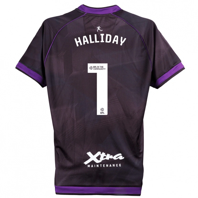 Danxen Heren Joel Halliday #1 Paars Wit Keepersshirt 2025/26 T-Shirt