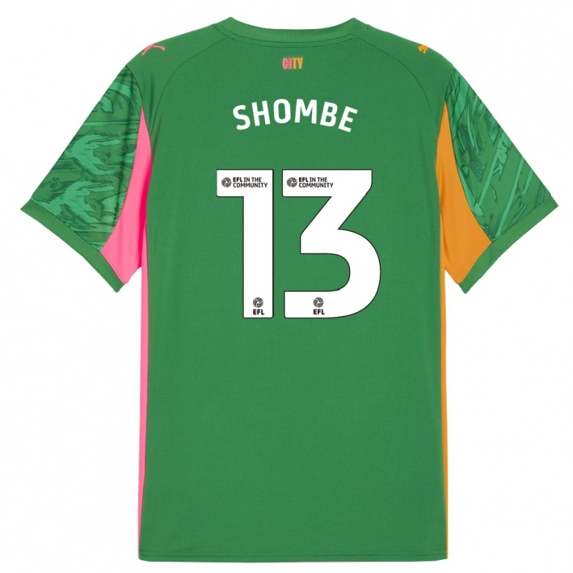 Danxen Heren Khiani Shombe #13 Groen Oranje Keepersshirt 2025/26 T-Shirt