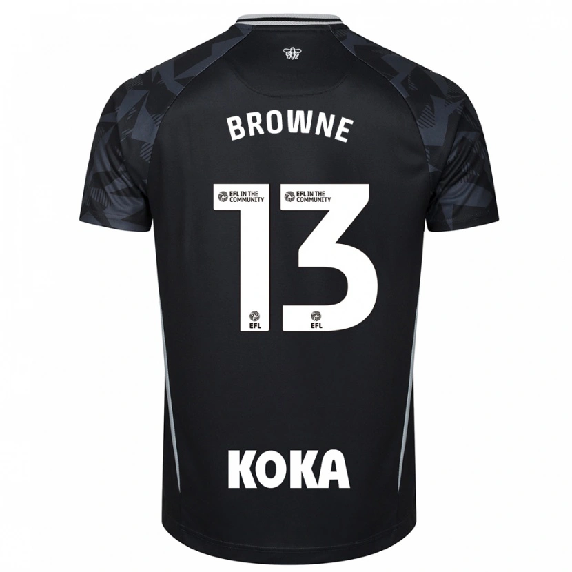Danxen Heren Roraigh Browne #13 Zwart Blauw Keepersshirt 2025/26 T-Shirt