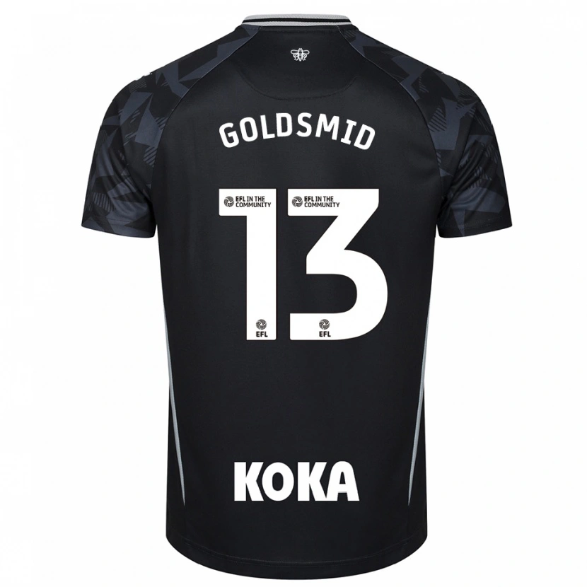 Danxen Heren Jacqui Goldsmid #13 Zwart Blauw Keepersshirt 2025/26 T-Shirt