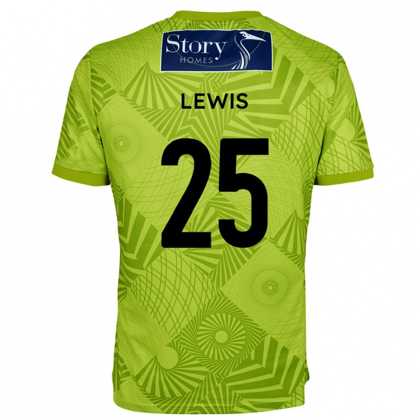 Danxen Heren Harry Lewis #25 Geel Groen Keepersshirt 2025/26 T-Shirt