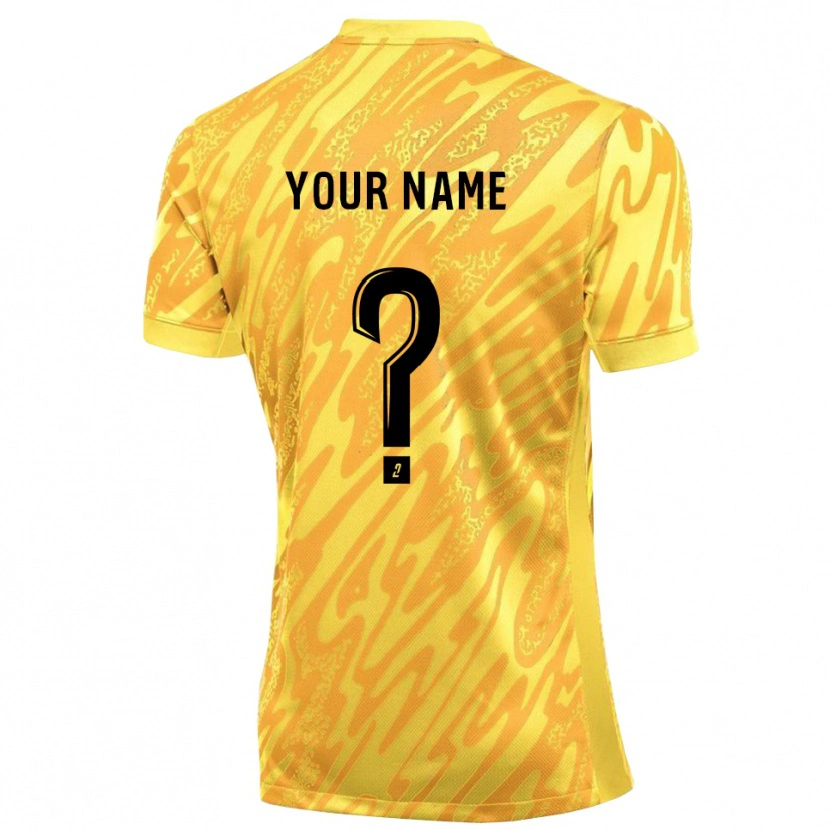 Danxen Heren Montpellier HSC Oranje Geel Keepersshirt 2025/26 T-Shirt