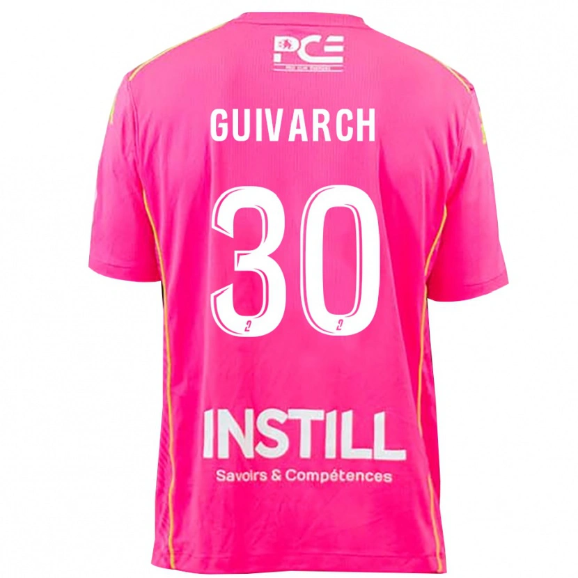 Danxen Heren Théo Guivarch #30 Magenta Keepersshirt 2025/26 T-Shirt