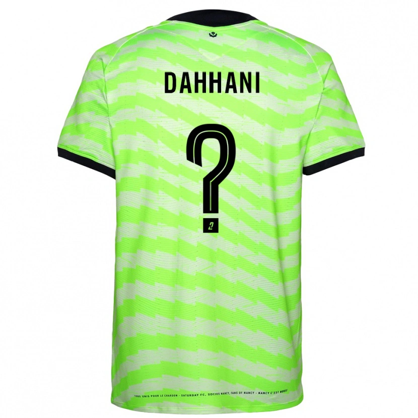 Danxen Heren Yness Dahhani #0 Neon Groen Keepersshirt 2025/26 T-Shirt