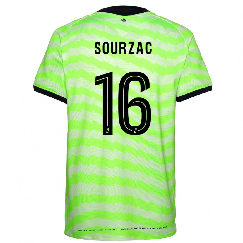 Danxen Heren Martin Sourzac #16 Neon Groen Keepersshirt 2025/26 T-Shirt