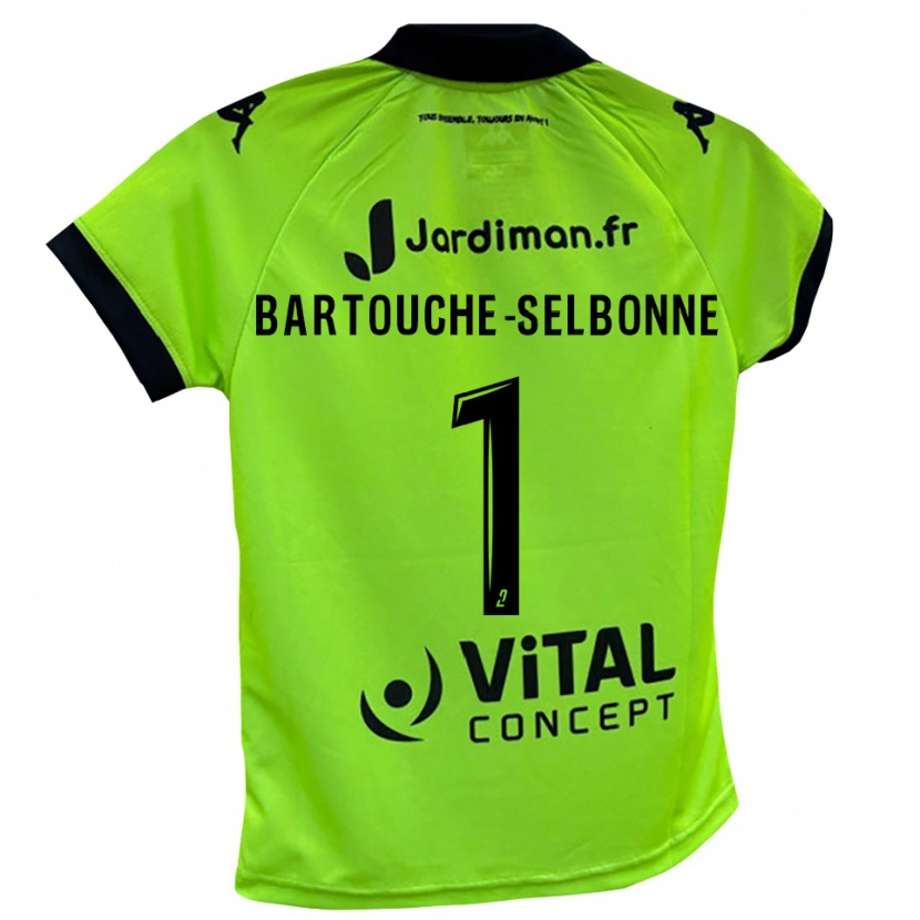 Danxen Heren Teddy Bartouche-Selbonne #1 Neon Groen Keepersshirt 2025/26 T-Shirt