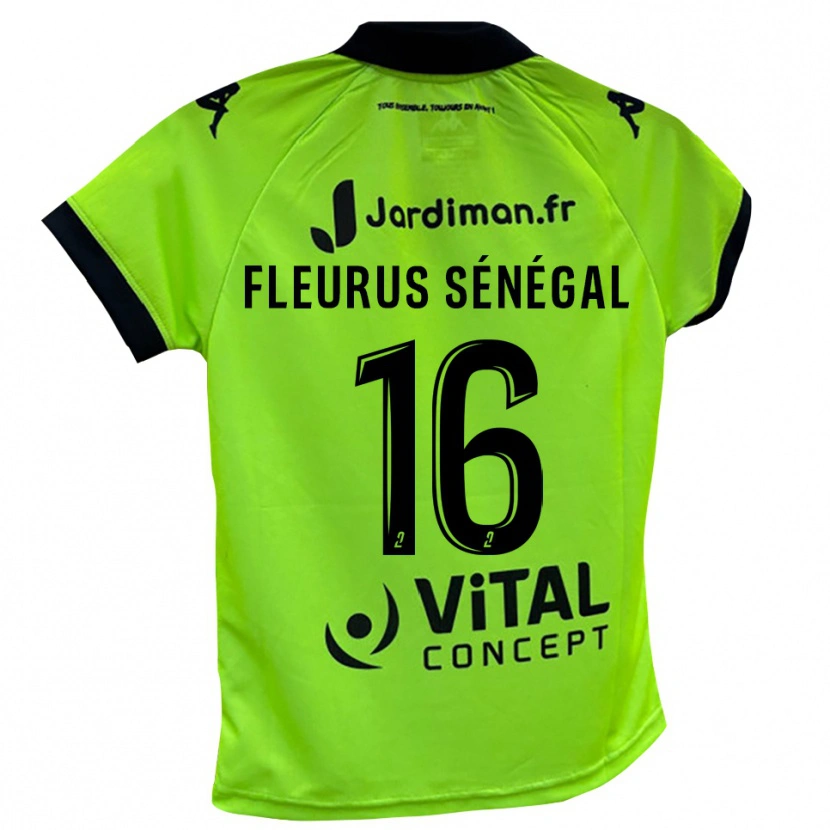 Danxen Heren Paul Fleurus Sénégal #16 Neon Groen Keepersshirt 2025/26 T-Shirt