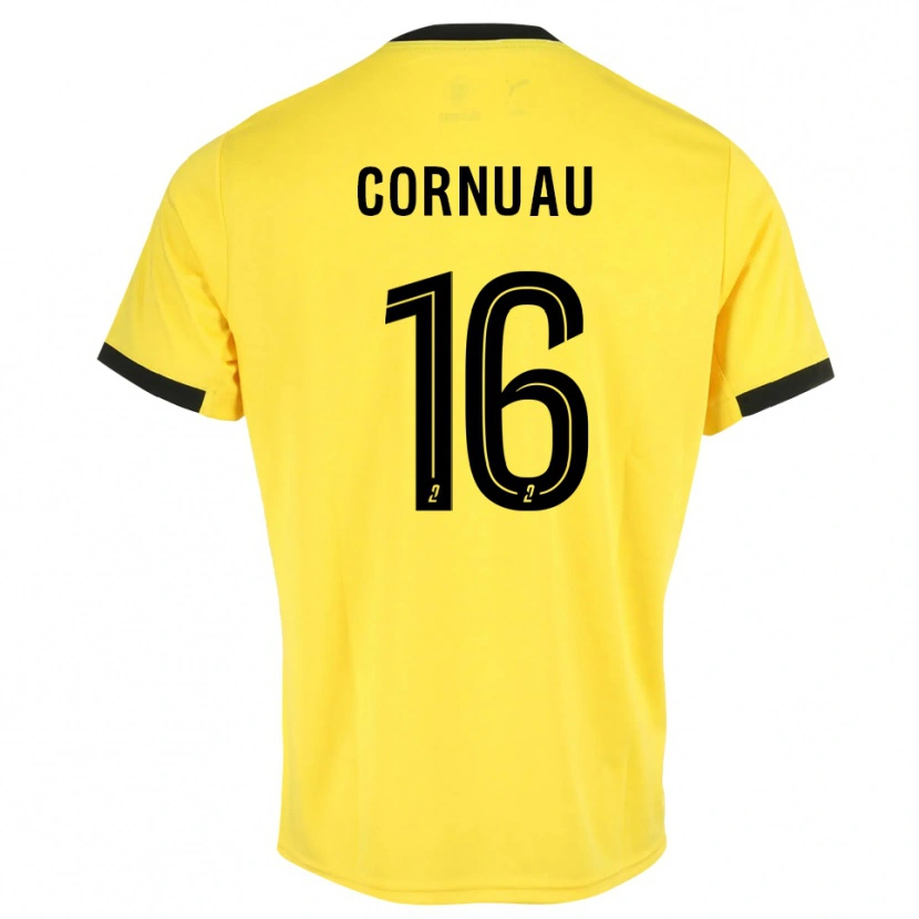 Danxen Heren Nino Cornuau #16 Geel Zwart Keepersshirt 2025/26 T-Shirt