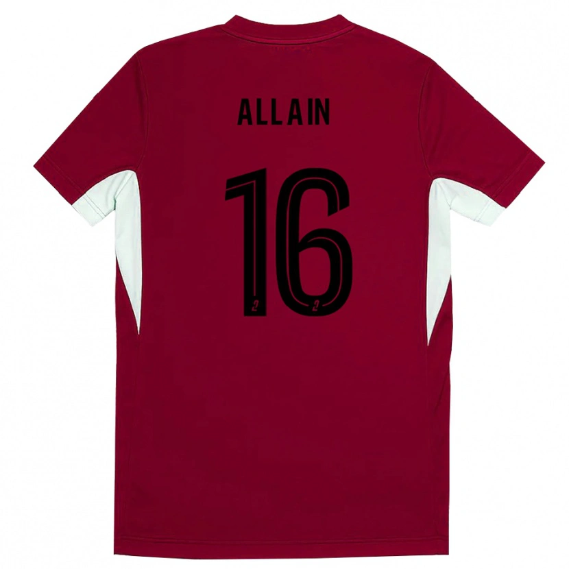 Danxen Heren Bobby Allain #16 Rode Zwart Keepersshirt 2025/26 T-Shirt